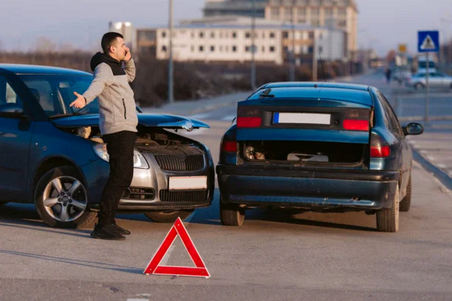 Материальный ущерб при дорожной аварии